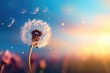 Dandelion Seed Floating in the Wind - Change and Adaptability