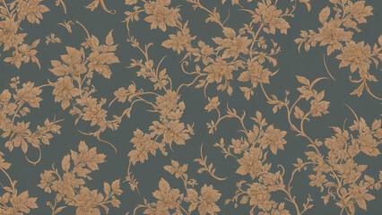 vintage wallpaper with flowers