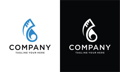 Wall Mural - paper logo icon template vector design illustration on a black and white background.