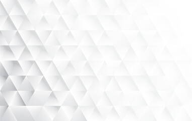 Wall Mural - Gray triangles shape as abstract background with gradient.