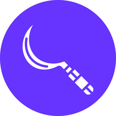 Poster - Vector Design Sickle Icon Style