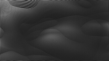 Wall Mural - point wave noise texture. abstract dot background. technological cyberspace background.