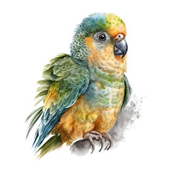 Naklejka na meble blue and yellow macaw, Generative AI