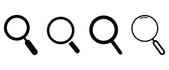 Set of Search bar vector internet design template.