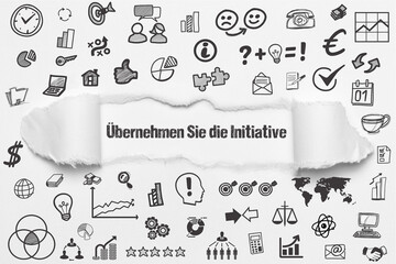 Poster - Übernehmen Sie die Initiative