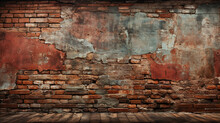 The Brick Wall Adds An Urban And Industrial Vibe To The Surroundings, With Its Grungy, Textured, And Raw Appearance.