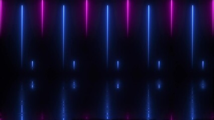 Wall Mural - 4k 3d speed of light, neon glowing rays in motion. beautiful fireworks, explosion, big bang. moving 