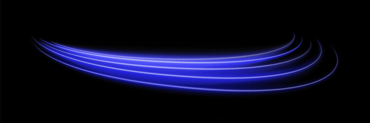 Wall Mural - abstract light speed motion effect. vector illustration. blue light line