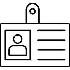 Sticker - Id Card Icon