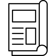 Sticker - Magazine Icon