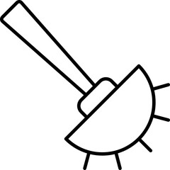 Wall Mural - Toilet Brush Icon