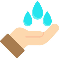 Wall Mural - Save Water Icon