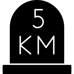 Poster - kilometer Icon