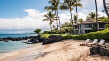 Beachfront Villa With A Private Cabana And Direct Access To The White Sands Of Wailea Beach In Maui, Hawaii