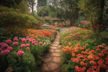 Wall Mural - Flower Garden