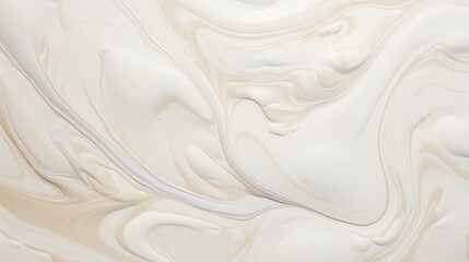 Digital fluid liquid wave background. White liquid marble glaze texture.
