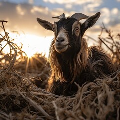 Wall Mural - goat