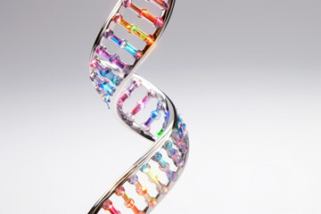 Wall Mural - Gem Stones  DNA Helix Abstract Background