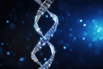Wall Mural - DNA Helix Abstract Background