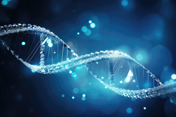 Wall Mural - DNA Helix Abstract Background