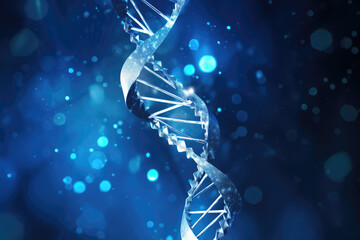 Wall Mural - DNA Helix Abstract Background