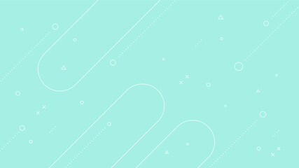 Wall Mural - Modern Abstract Background with Diagonal Lines Retro Memphis and Light Blue Color