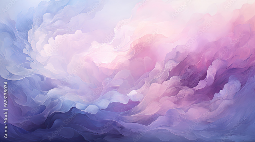 Calming abstract background with delicate brushstrokes and soft pastel ...