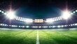 © Dostain - stadium lights on the night,  AI generated