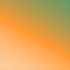 Abstract background orange with a transition to green with a color gradient for design. Colorful autumn vector illustration with blur. Bright light wavy line spot. Template with a beautiful theme.