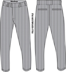 Sticker - Men Baseball Pant Mock ups