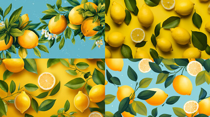 Canvas Print - background with fruits