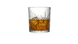 © Thomas - ice cube whiskey glass isolated on white background whiskey on the rocks PNG elements