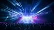 © KWY - a crowd of people in front of a stage with lights