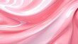 Subtle Pink Liquid Background of Cosmetic Cream. Fluid Glossy Surface for Beauty Product and Fashion 3D Illustration. Generative AI