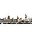 The iconic Big Ben and the Houses of Parliament in London
