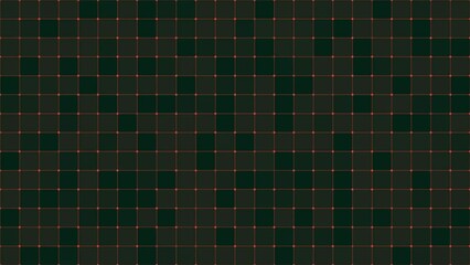 Canvas Print - grid with flashing dots on the alpha channel for sci-fi interfaces.