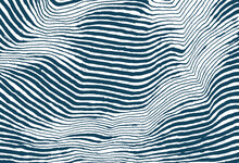 Nature Pattern. Organic Texture. Animal Background. Stripes Texture. Indigo Blue Color. Exotic Tiger Print. Safari Stylish Pattern. Savannah Fashion. Zebra Pattern, Animal Print. Fabric And Textiles.
