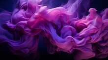 Abstract Purple Paint Splash For Desktop Wallpaper, Generative AI