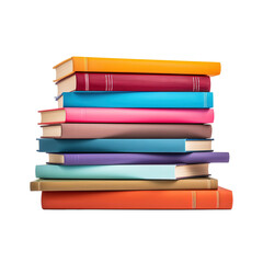 Aufkleber - Colorful hardcover books