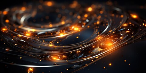 Wall Mural - ai generated. ai generative. modern minimal solar system galaxy space decoration abstract background