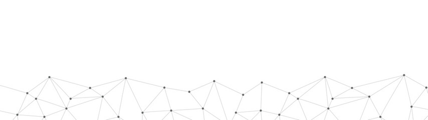Leinwandbilder - Abstract technology background. Plexus mesh backdrop. Vector