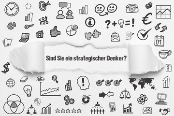 Poster - Sind Sie ein strategischer Denker?	