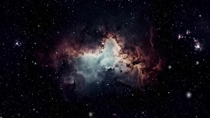 journey through the cosmos to the heart of distant galaxies.