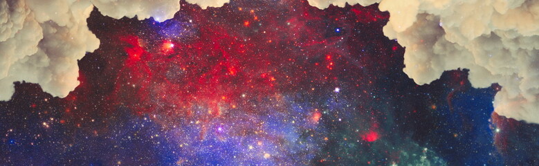 Wall Mural - galaxy somewhere in outer space. cosmic wallpaper. elements of this image furnished by nasa