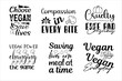 © T-shirt pro store99 - World Vegan day.  Vegan day T-shirt design bundle, calligraphy for posters, web sites, cards, t shirts, party décor, International november holiday, T-shirt design idea.