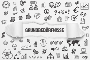 Canvas Print - Grundbedürfnisse	