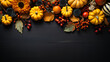 Autumn Thanksgiving Day background. generative Ai