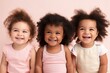 © thesweetsheep - Multi ethnic baby smile in studio