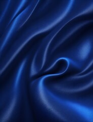 abstract smooth elegant blue luxury fabric silk texture soft background, satin waves, illustration ,ai generative
