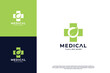 © amor - Medical and health logo design. Medical pharmacy logotype.